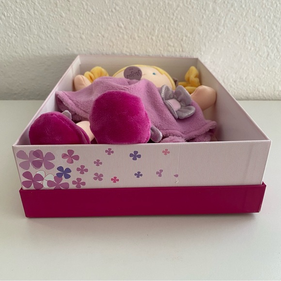 JOLIJOU PARIS First Baby Doll Demoiselle Pretty Rose Lavender Doudou Compagnie - Picture 6 of 12